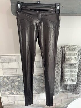 Bebe Black Liquid Leggings